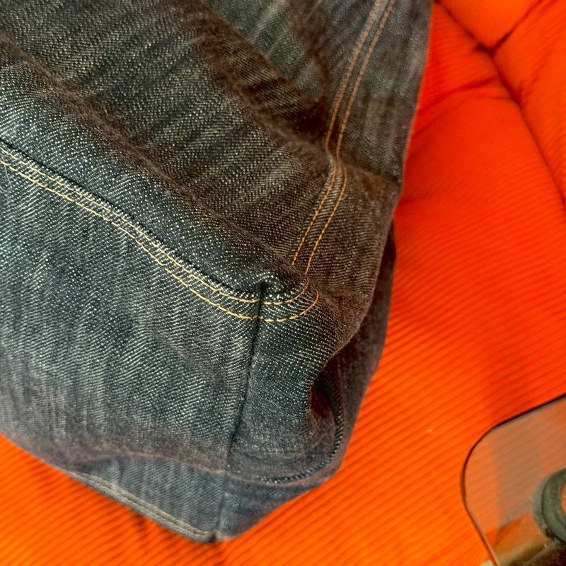 #王菲同款#現折2000 Chanel牛仔外縫hobo 機場包-12