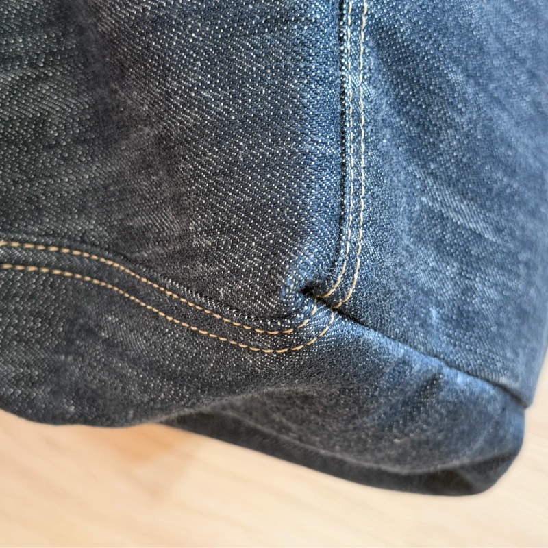 #王菲同款#現折2000 Chanel牛仔外縫hobo 機場包-14