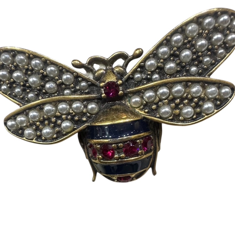 【美收精品】GUCCI 米白色蝴蝶釦長夾 4-365【隔月月中將轉賣至日本 上架期限30天】-2