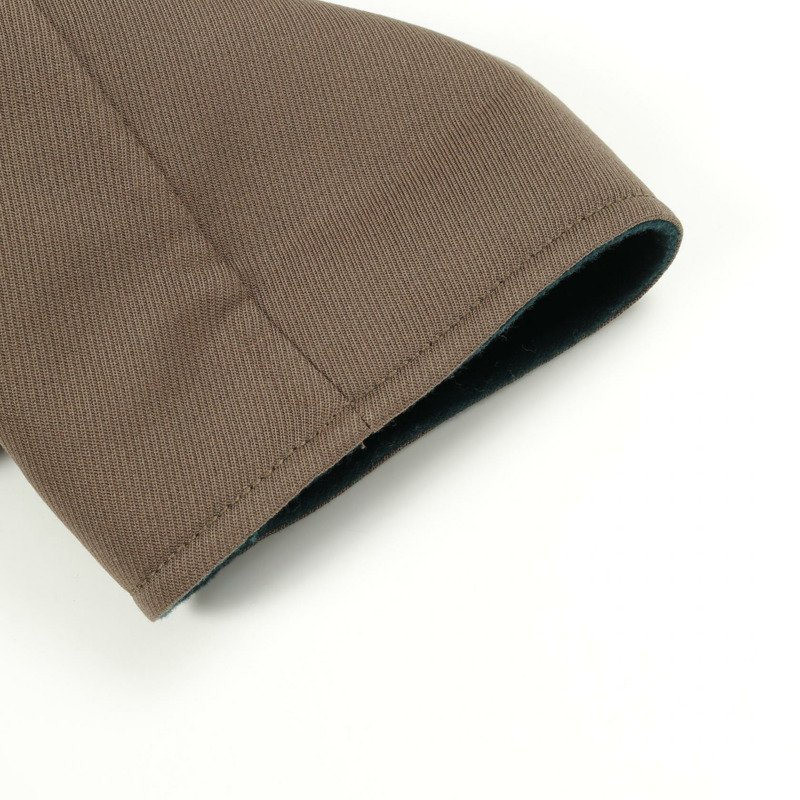 愛馬仕系列紐扣 其他外套 羊毛皮革 卡其色 二手女裝-7