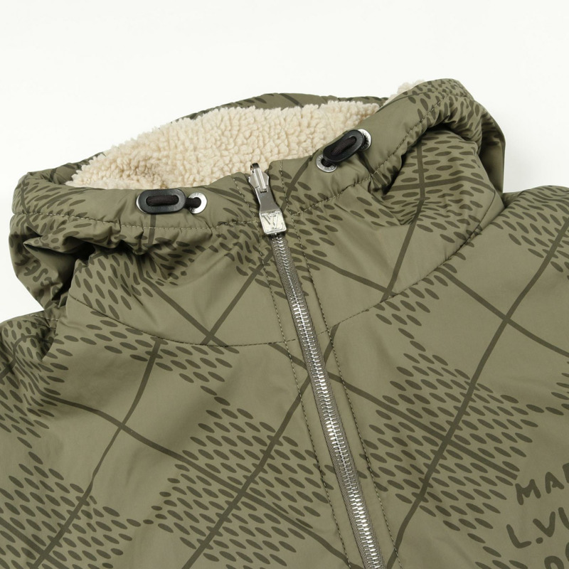 路易威登 Damier Air Guyle 外套 RM251MM 尼龍卡其米色二手男款 #44-13