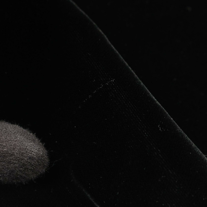 聖羅蘭巴黎 (SAINT LAURENT PARIS) 女襯衫開襟衫，人造絲/銅氨纖維混紡，黑色，二手，女款 #34-6