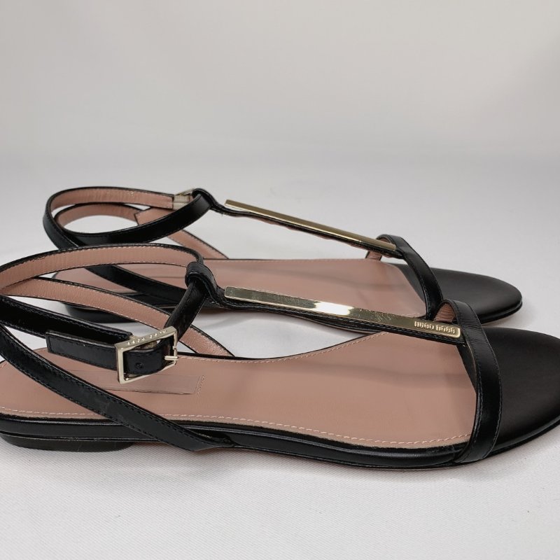 BOSS 細繞帶裸跟涼鞋-2