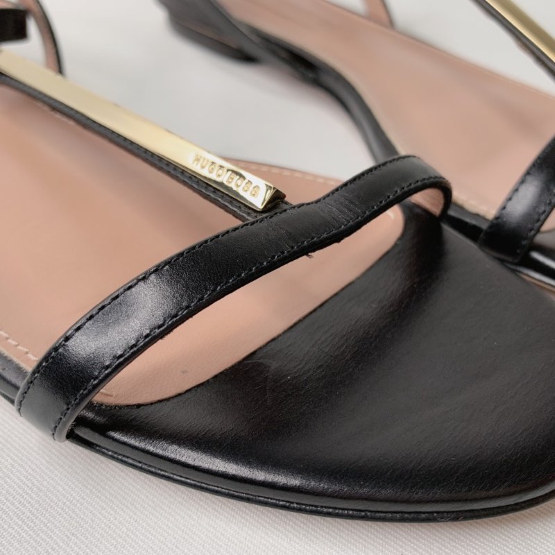 BOSS 細繞帶裸跟涼鞋-7