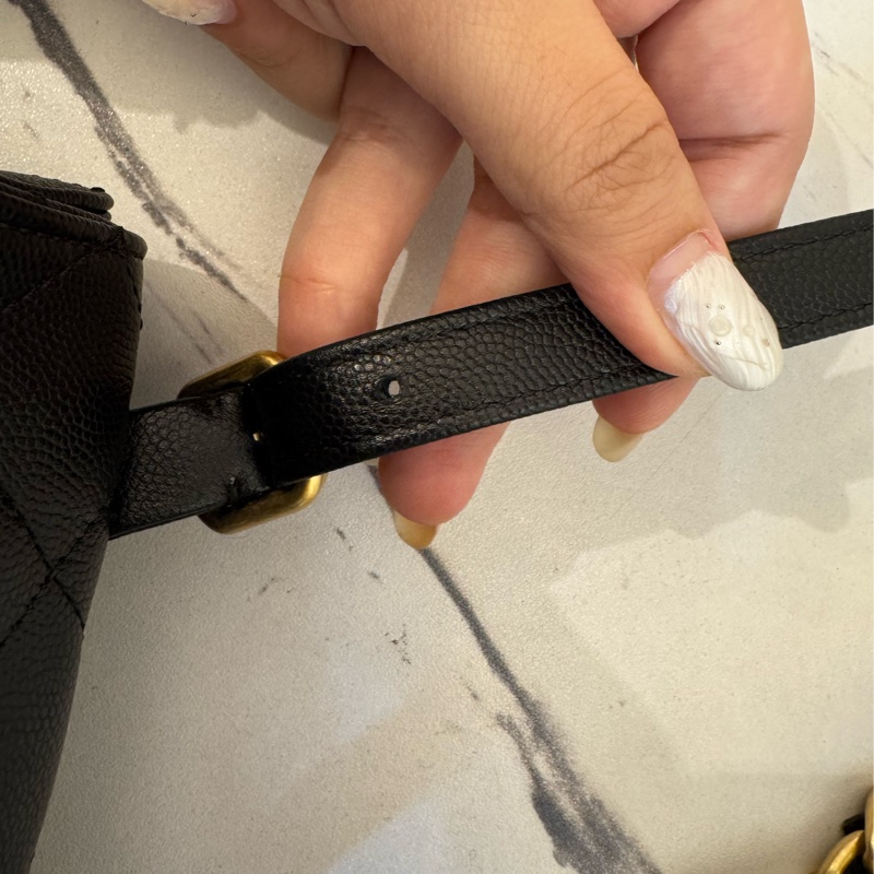 Chanel AS5600黑荔枝復古金束口後背包   櫃上22萬以上了-41