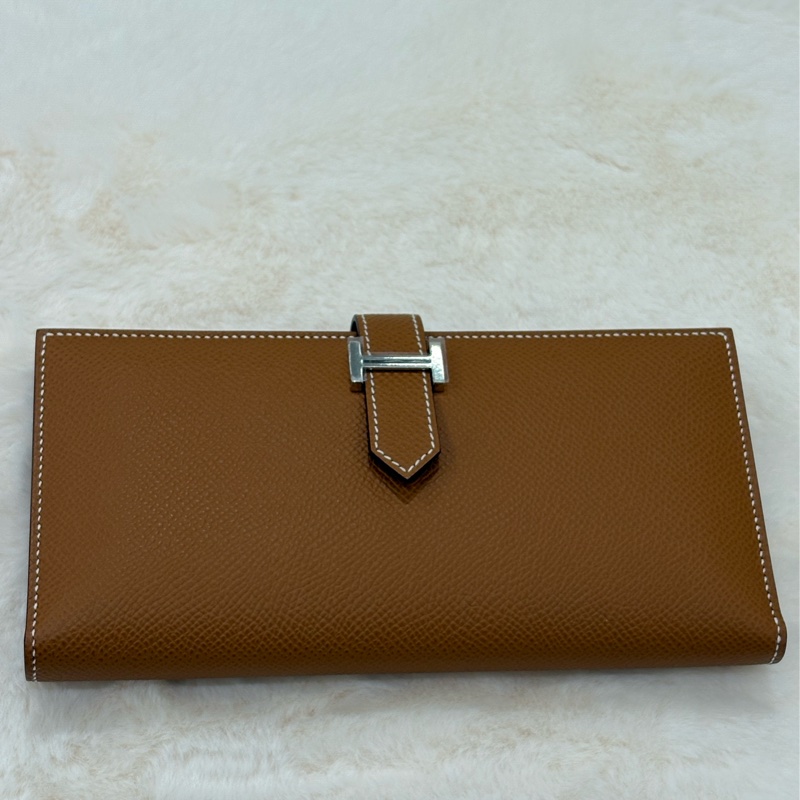 HERMES Bearn  Soufflet Wallet  全新-2