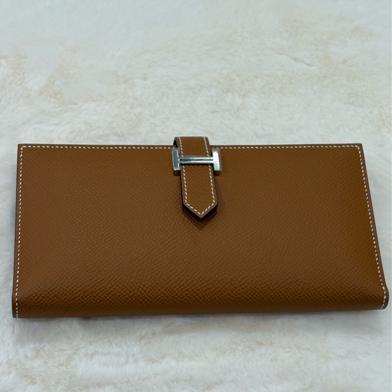 HERMES Bearn  Soufflet Wallet  全新-7