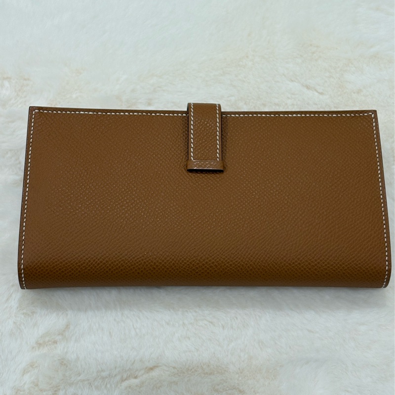 HERMES Bearn  Soufflet Wallet  全新-8