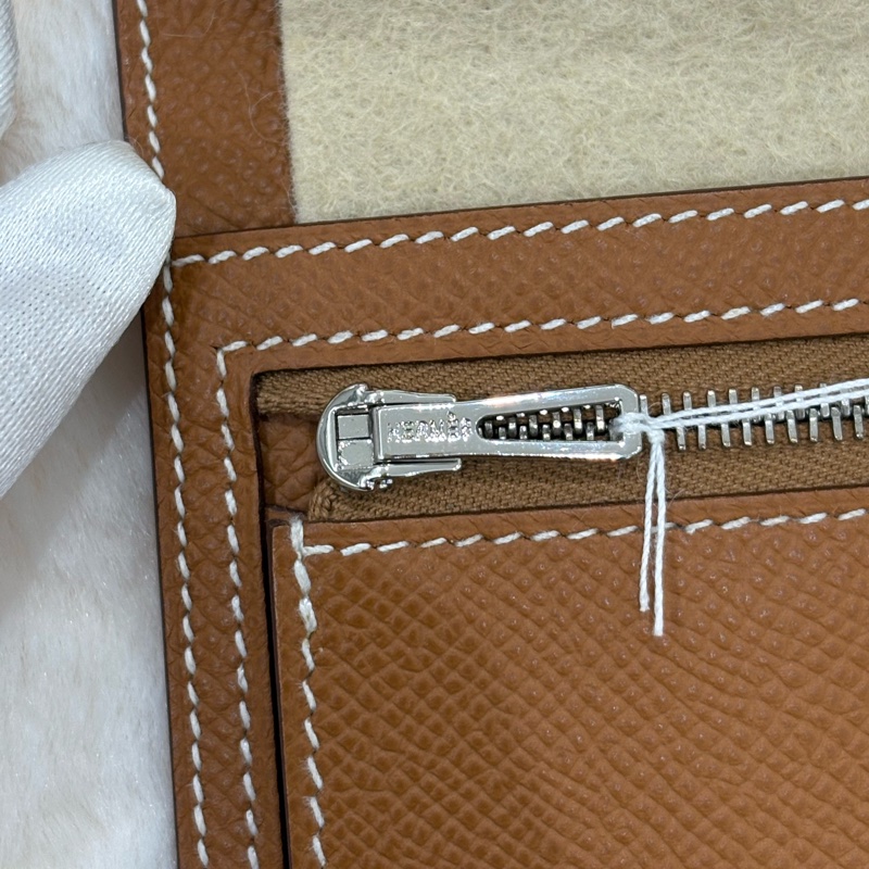 HERMES Bearn  Soufflet Wallet  全新-11