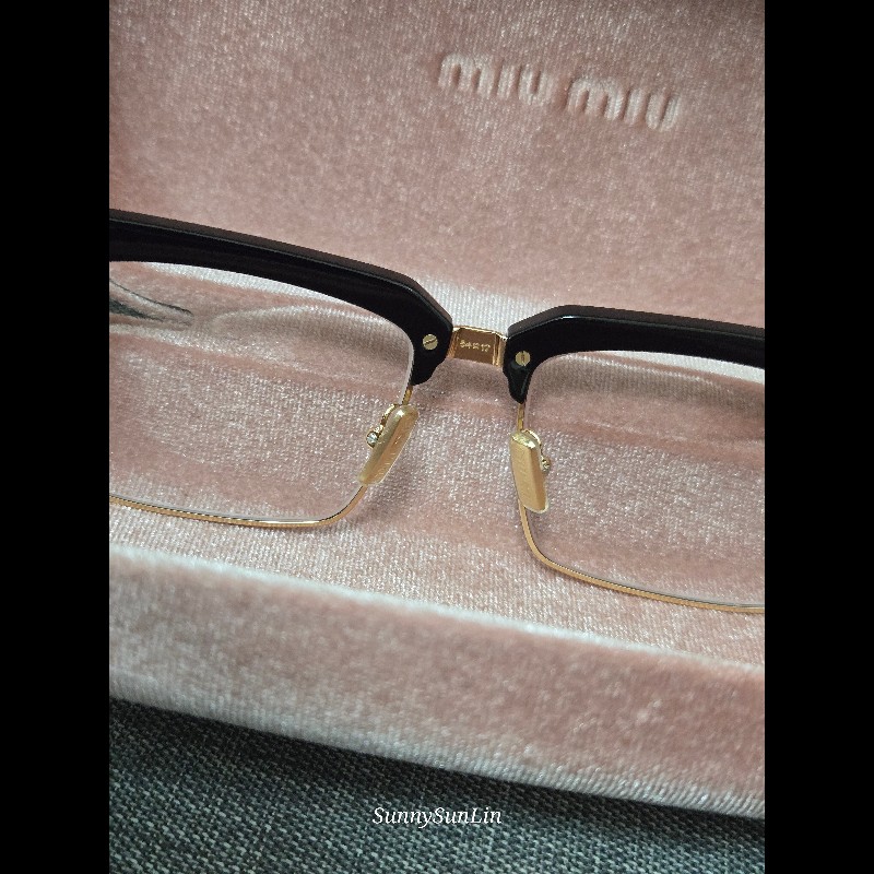 miumiu miu Miu smu10z 藍光眼鏡 平光眼鏡 素顏神器-15