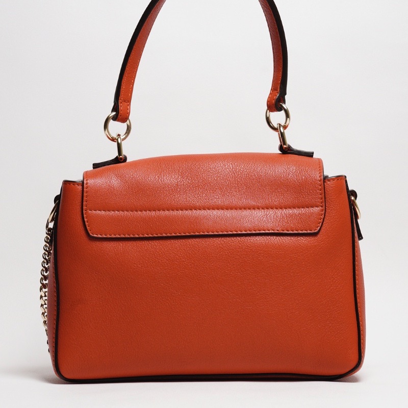 Chloe Faye系列 手提斜背兩用包 小號（紅色）-1