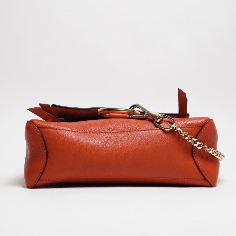 Chloe Faye系列 手提斜背兩用包 小號（紅色）-4