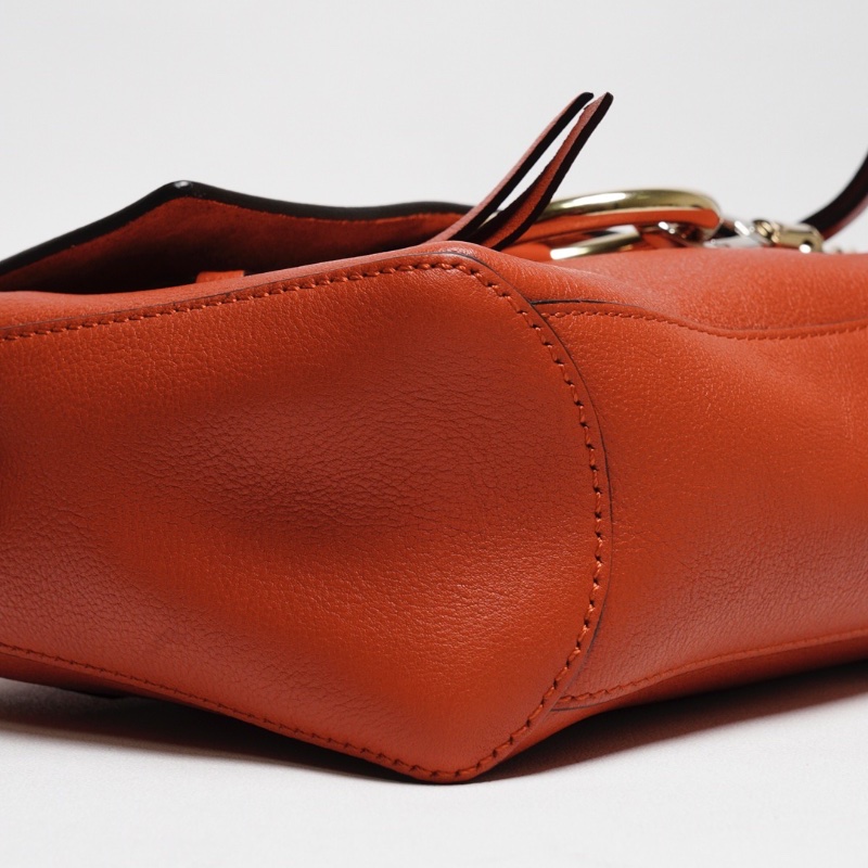 Chloe Faye系列 手提斜背兩用包 小號（紅色）-9