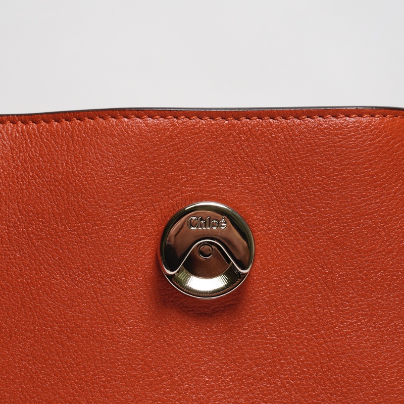 Chloe Faye系列 手提斜背兩用包 小號（紅色）-17