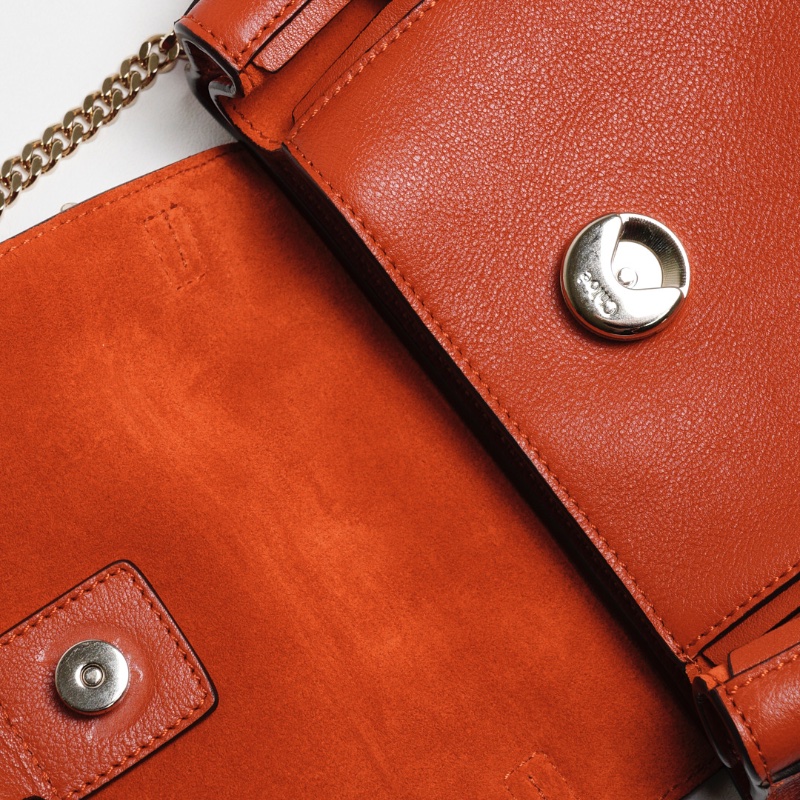 Chloe Faye系列 手提斜背兩用包 小號（紅色）-19