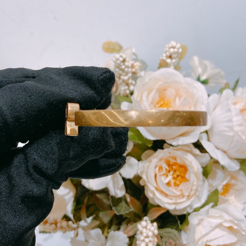 TW4527 Dior迪奧 J'Adior 英文字母 開口式 手鐲 Logo Bangle Bracelet Gold-2