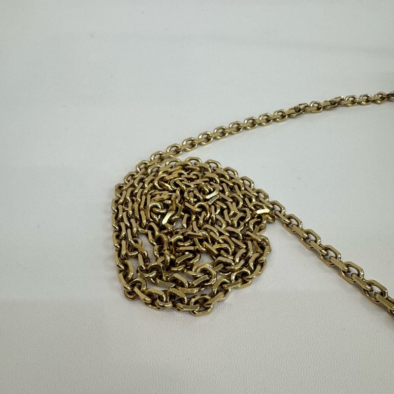 Dior/迪奧黑色羊皮鏈條woc-8