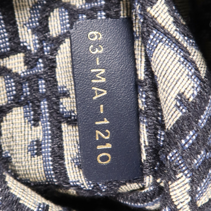 Dior 帆布/藤料Wicker金扣手挽肩背兩用袋-6