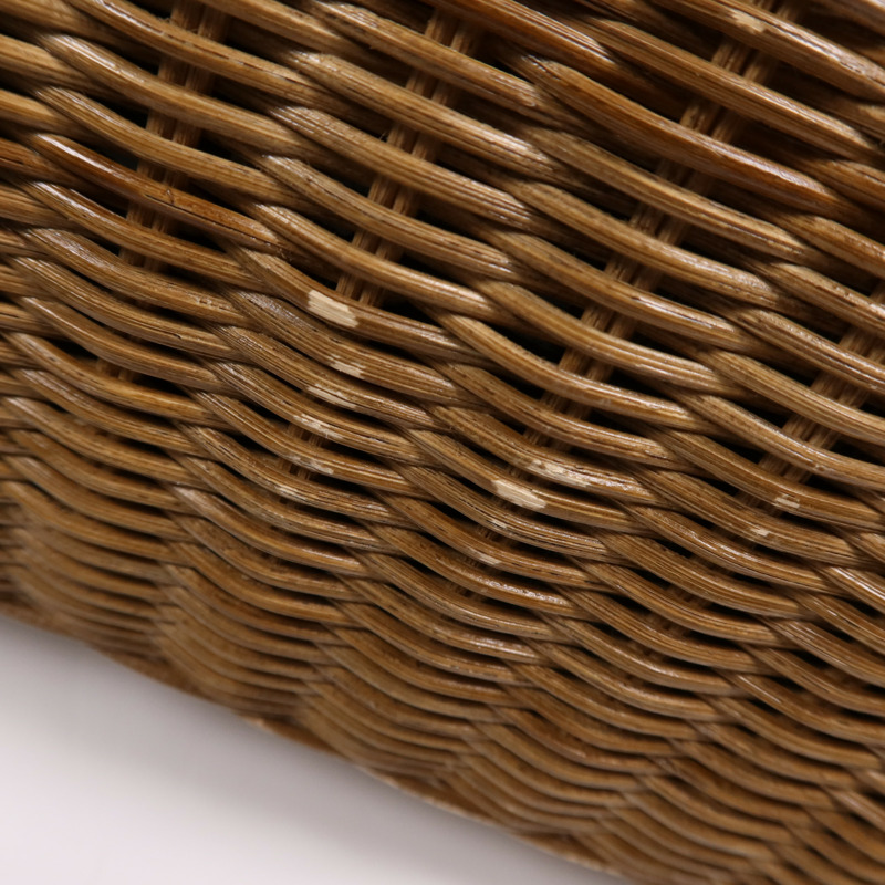 Dior 帆布/藤料Wicker金扣手挽肩背兩用袋-14