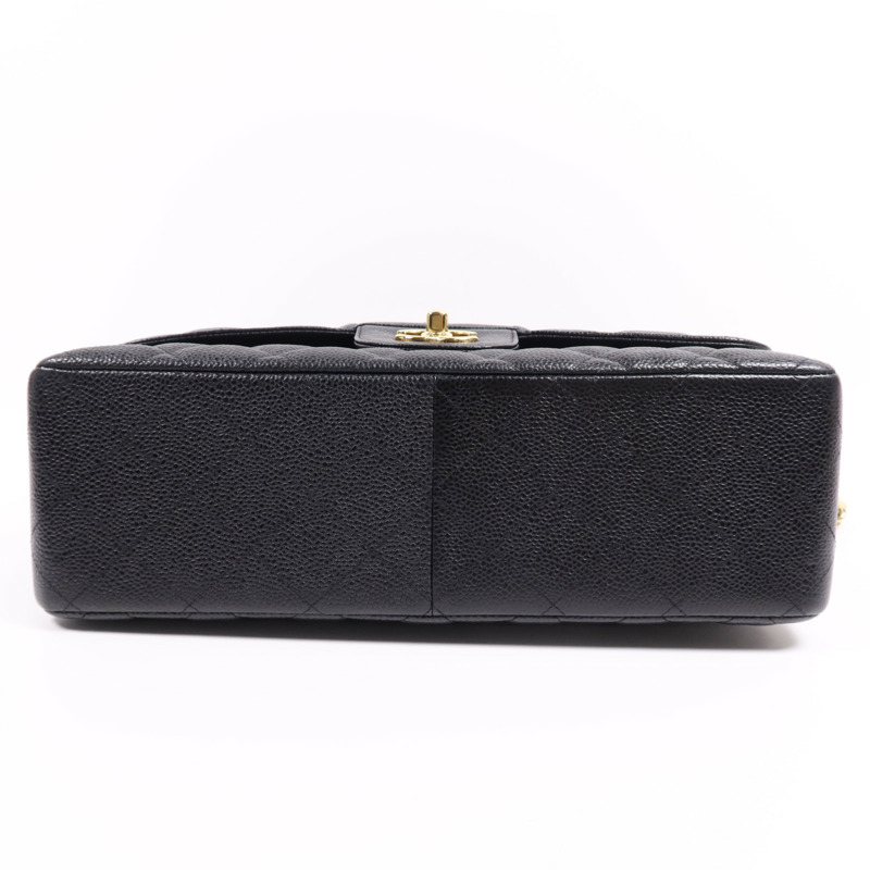 CHANEL 牛皮皮革Large Classic金扣鏈帶肩背袋-3