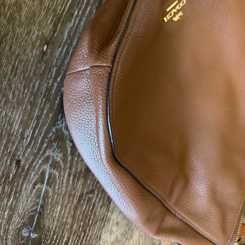 COACH 真皮月牙包 可肩背斜背-13