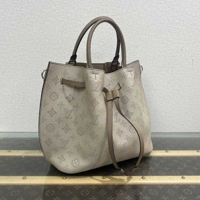 LV 大象灰Bella TOTE月光女神鏤空子母手提肩背包 32*23*13 98新 配件塵袋-1