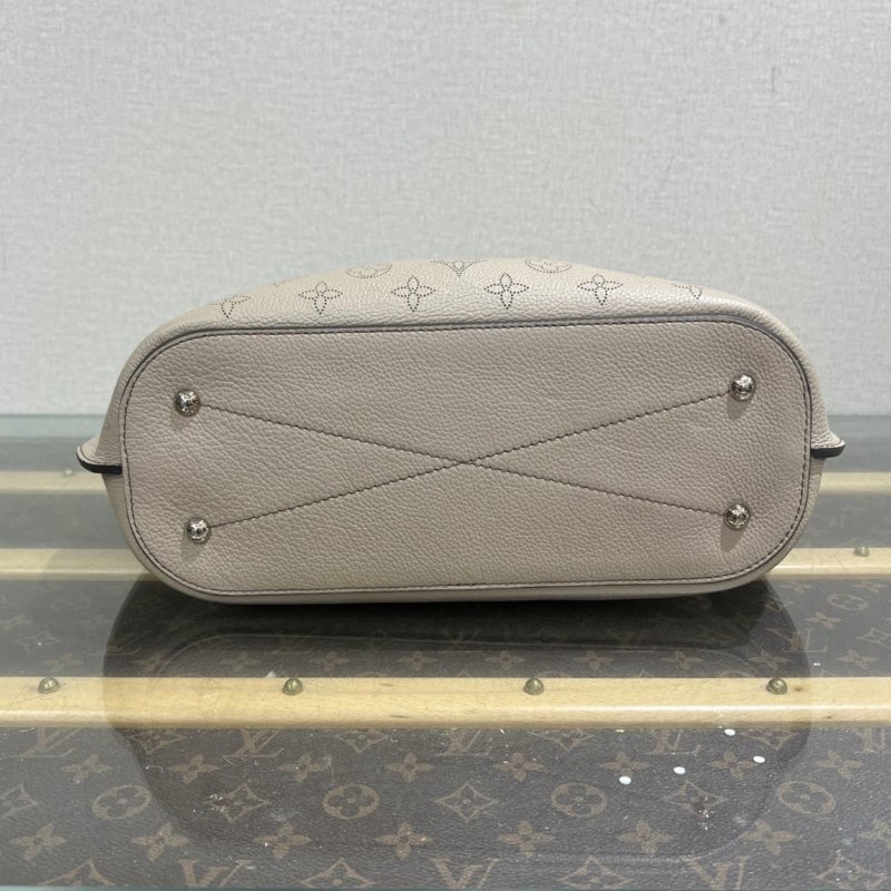 LV 大象灰Bella TOTE月光女神鏤空子母手提肩背包 32*23*13 98新 配件塵袋-3