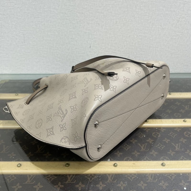 LV 大象灰Bella TOTE月光女神鏤空子母手提肩背包 32*23*13 98新 配件塵袋-4