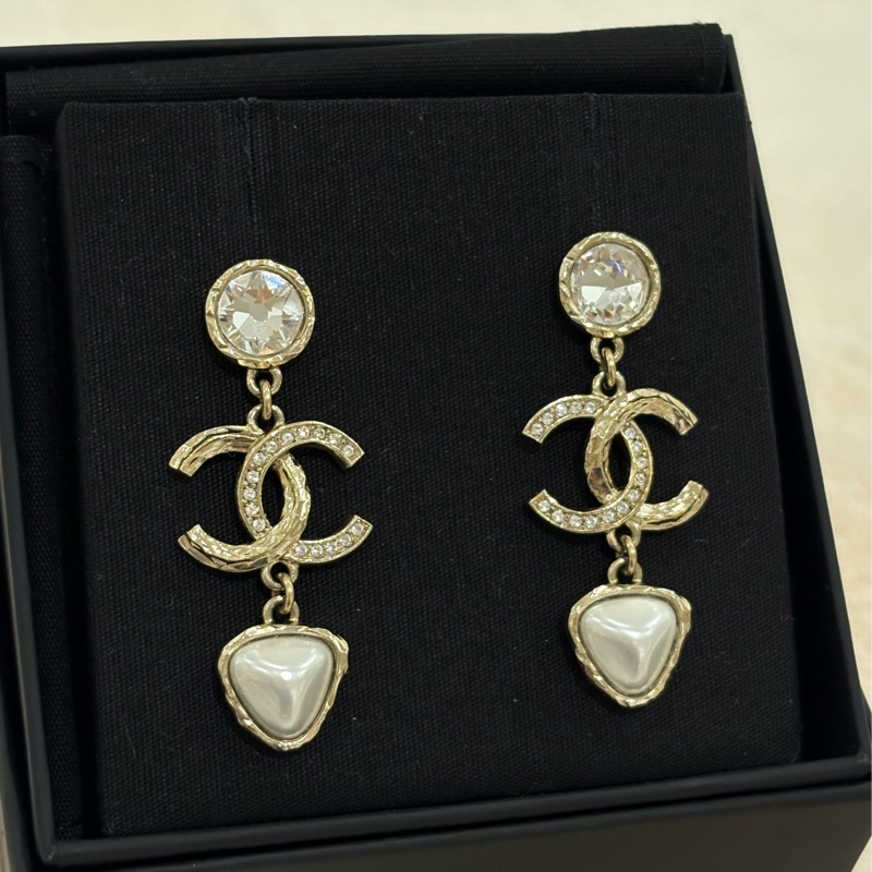 Chanel CC 耳環 全新-2