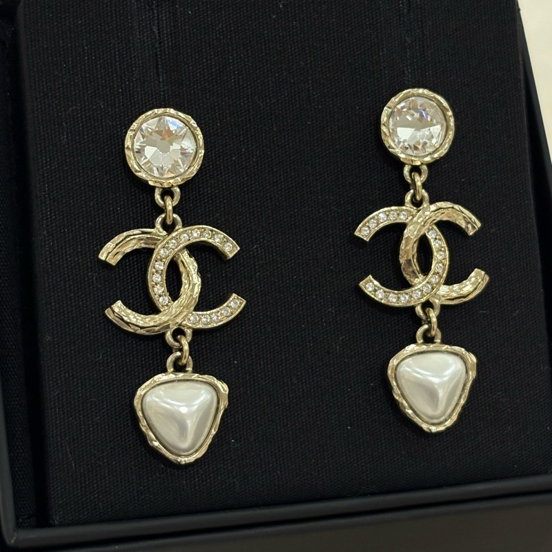 Chanel CC 耳環 全新-5