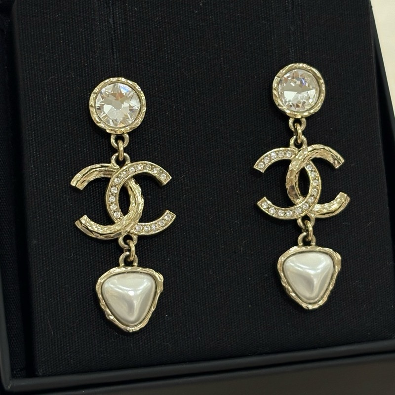 Chanel CC 耳環 全新-8