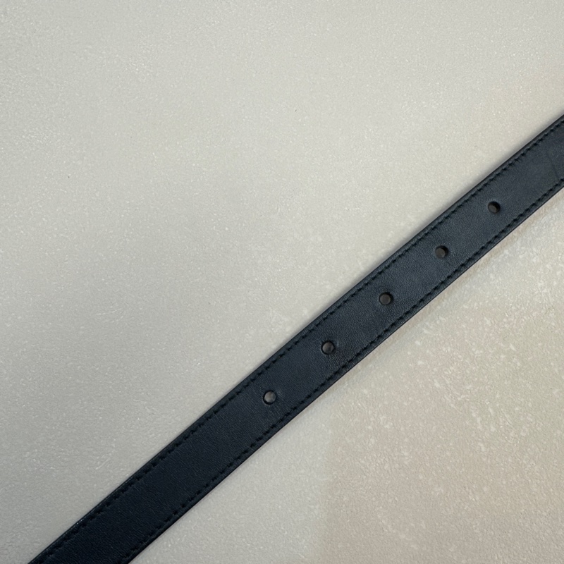 Gucci黑色牛皮復古金GG logo皮帶409417-8