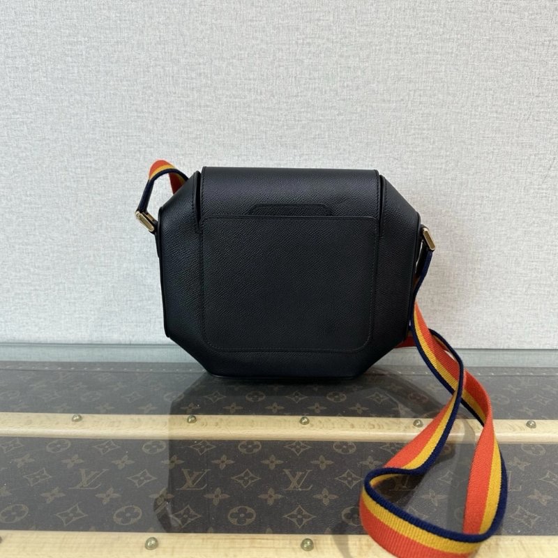 HERMES Octogone Strap黑金彩虹肩帶八角包 24*21*5 99新配件塵袋-0