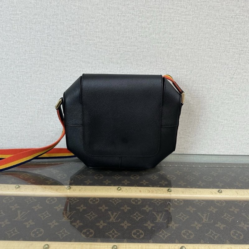 HERMES Octogone Strap黑金彩虹肩帶八角包 24*21*5 99新配件塵袋-5