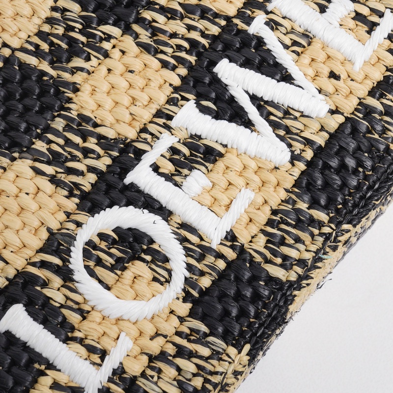 LOEWE 草編籃子 迷你托特包(附背帶)-7