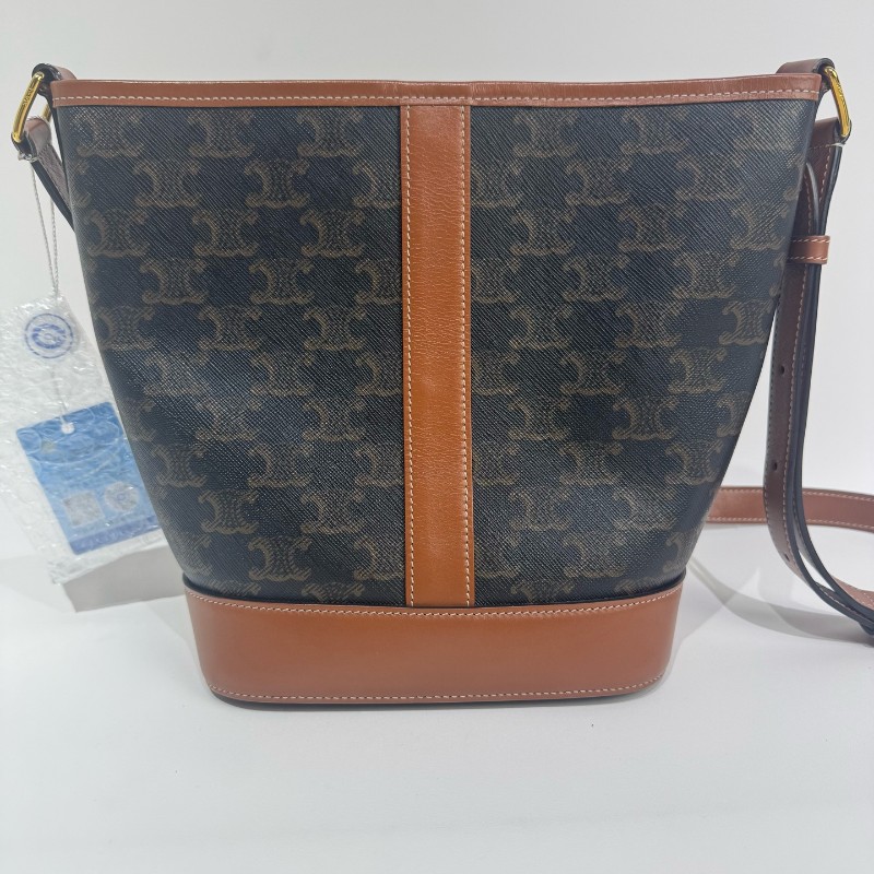 Celine/賽琳水桶老花小號單肩斜挎包。-0