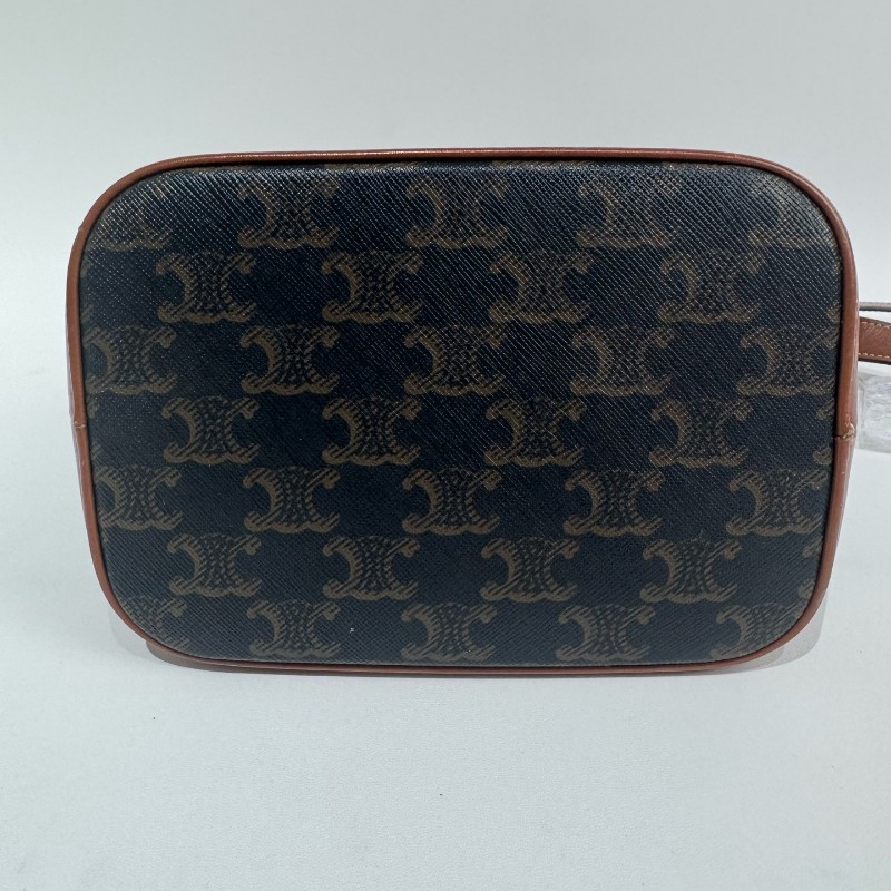 Celine/賽琳水桶老花小號單肩斜挎包。-7