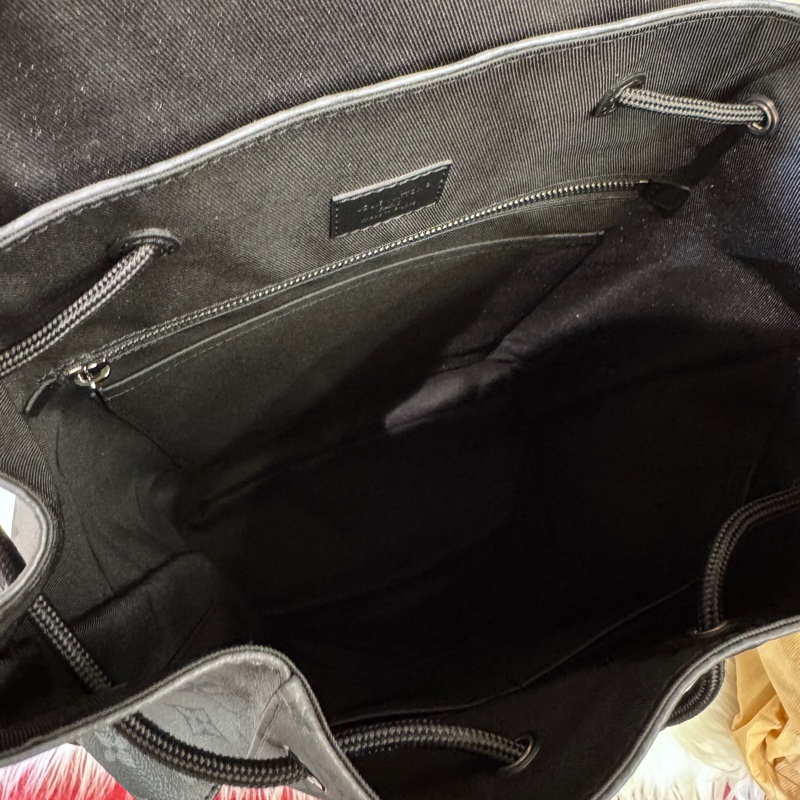 LV Christopher MM 黑灰老花雙口袋後背包 晶片款 離櫃品-8