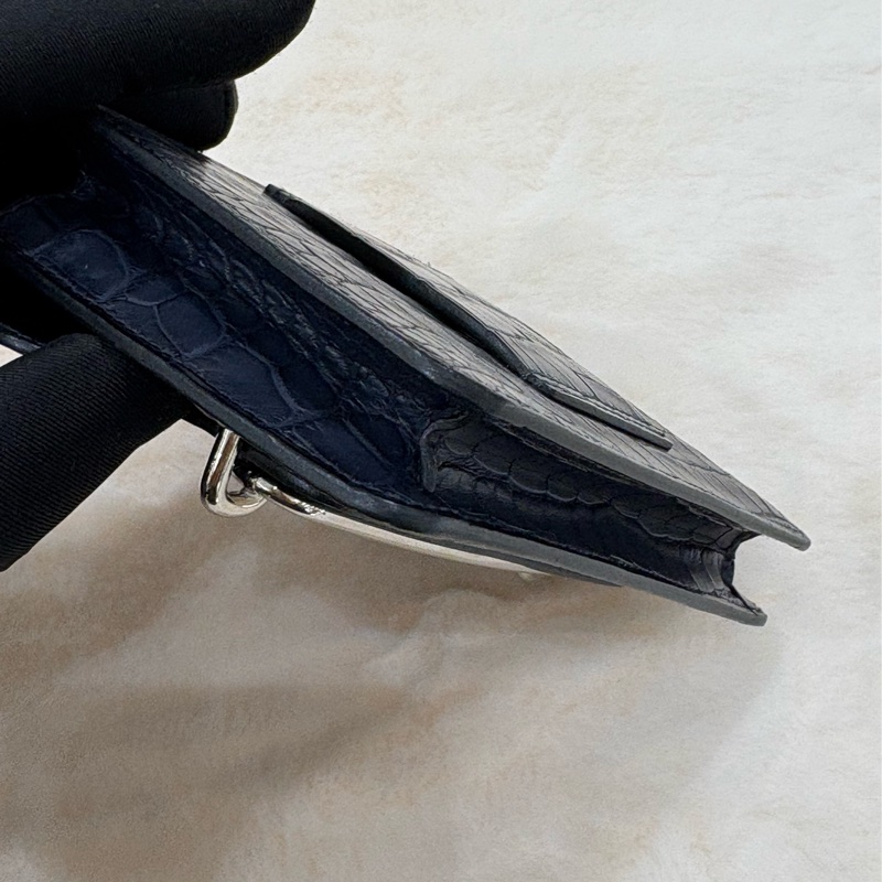 Hermes Roulis slim 湛藍色豬鼻銀扣-3