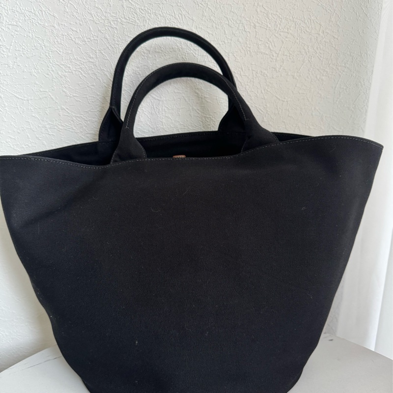 prada黑色單寧步手提兩用包-2