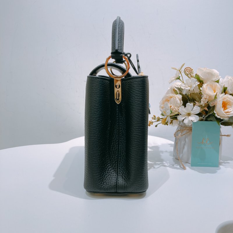 TW4529 Louis Vuitton路易威登 村上隆聯名款  x TM CAPUCINES BB M13832 Black x GHW-2