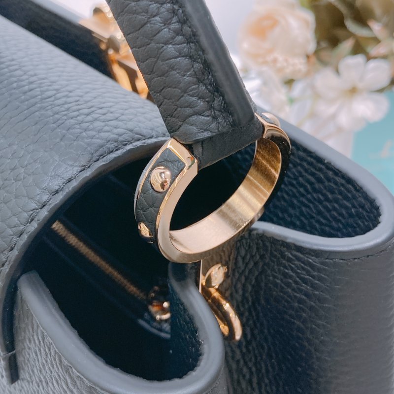 TW4529 Louis Vuitton路易威登 村上隆聯名款  x TM CAPUCINES BB M13832 Black x GHW-12