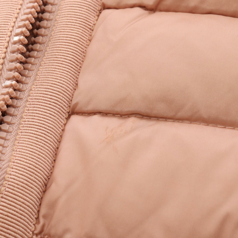 MONCLER 羊毛尼龍開襟羽絨外套 粉紅色 二手 女款 L 碼-6