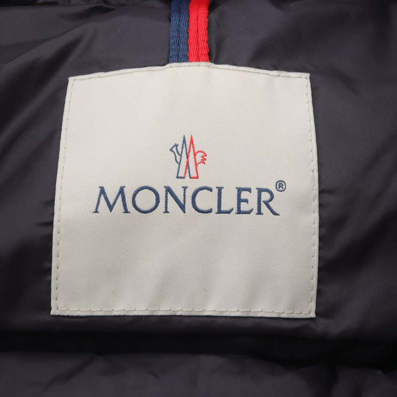MONCLER SOVEX 羽絨背心 無袖上衣 拉鍊尼龍海軍藍 二手 男款 #1-2