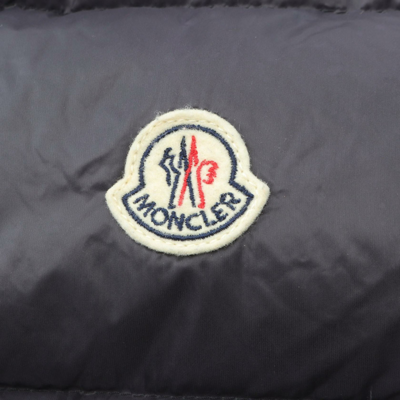 MONCLER SOVEX 羽絨背心 無袖上衣 拉鍊尼龍海軍藍 二手 男款 #1-4