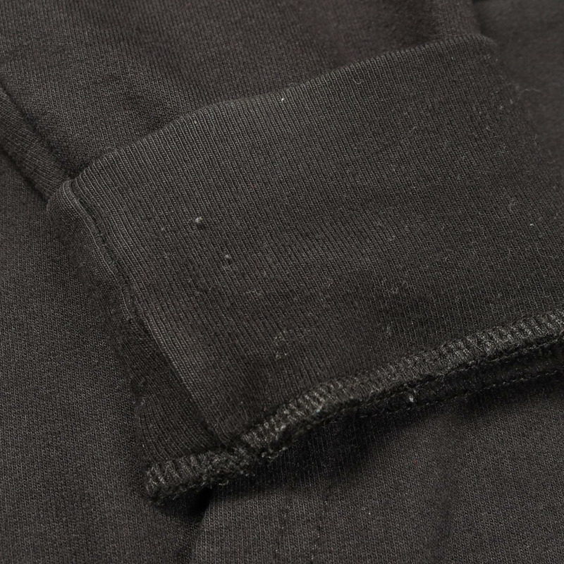 鉻心 (CHROME HEARTS) 拉鍊連帽衫，純棉材質，黑色，二手男款 L 碼-8