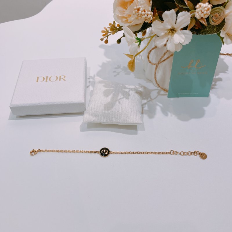 TW4526 Christian Dior 迪奧 搪瓷CD字母金屬手鏈 Enamel Petit CD Bracelet Enamel x GHW-9
