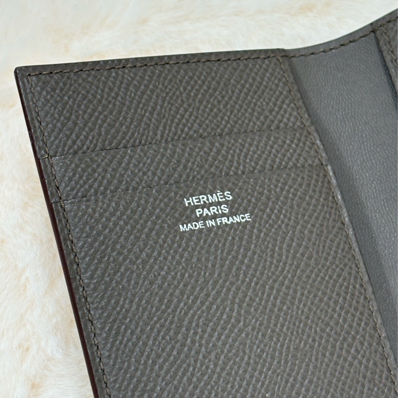 Hermes 卡片套 大象灰 全新-4