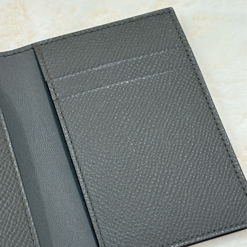 Hermes 卡片套 大象灰 全新-5