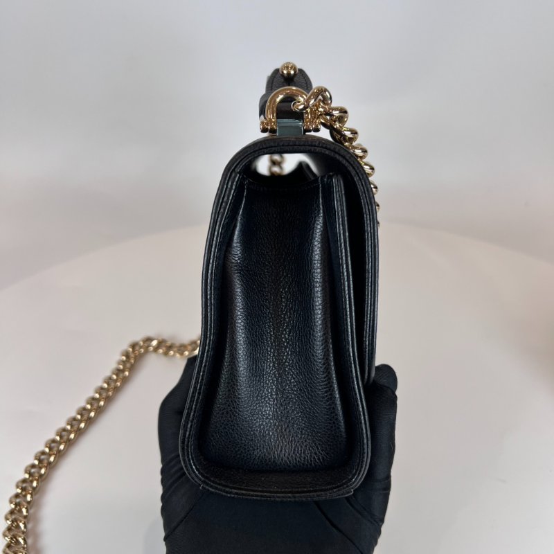 CHANEL 23開 黑牛皮CLICK 兩用包-4